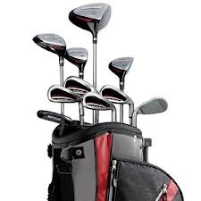 Set of golf clubs